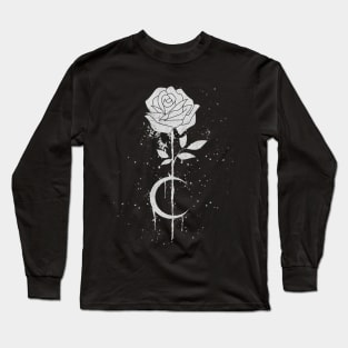 Occult Moon Rose Witchcraft - T-shirt Long Sleeve T-Shirt